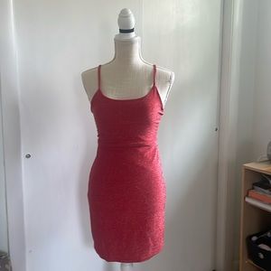 Sparkly red party dress